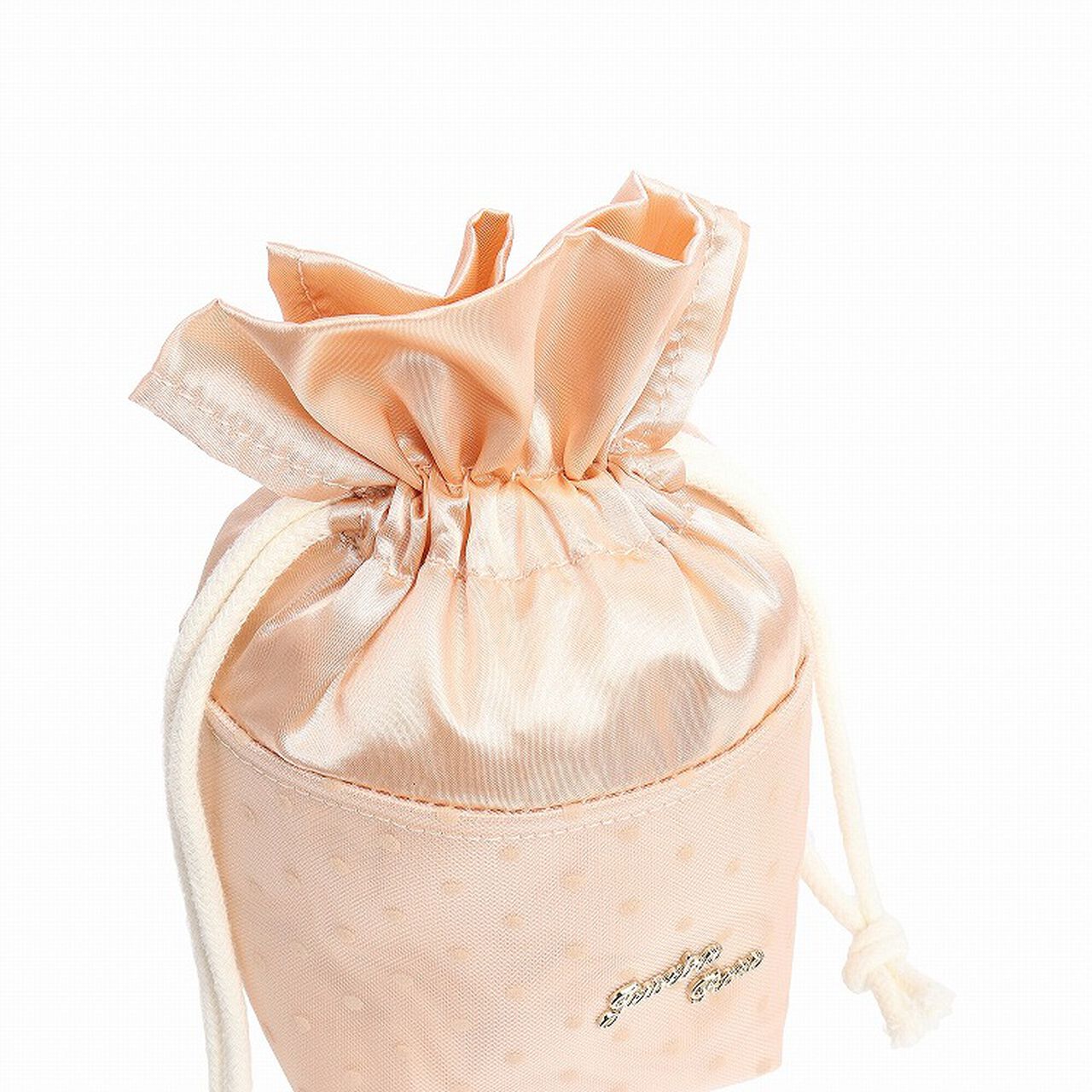 LOUNGE Drawstring Pouch Small,Pink Beige, large image number 3