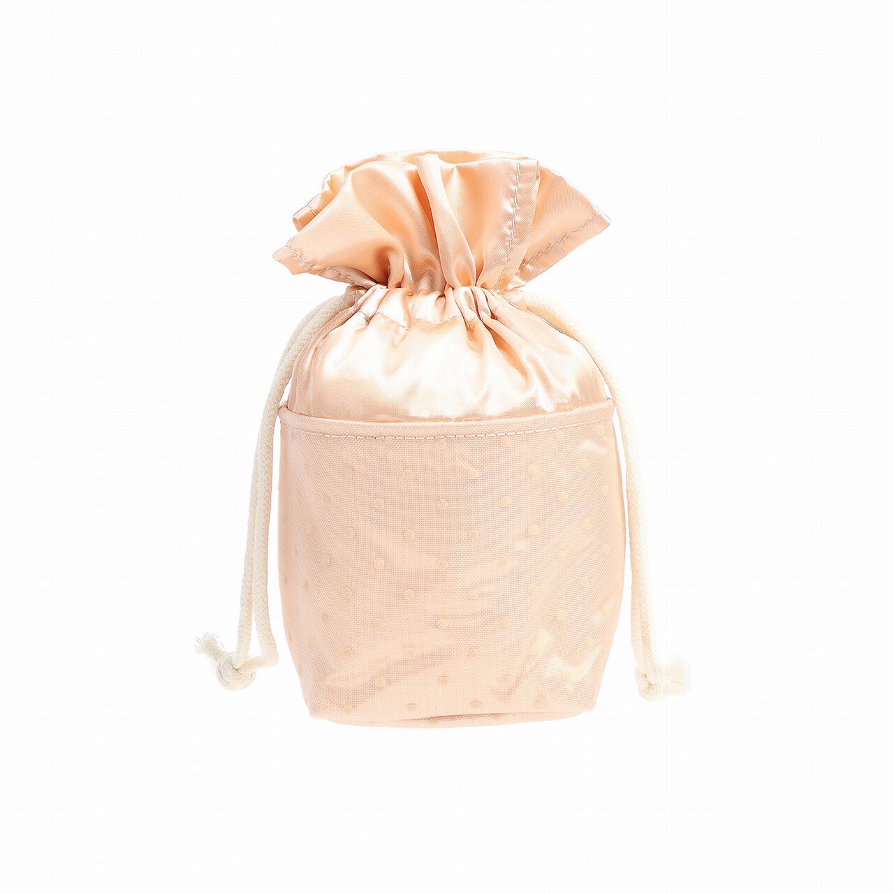LOUNGE Drawstring Pouch Small,Pink Beige, large image number 2