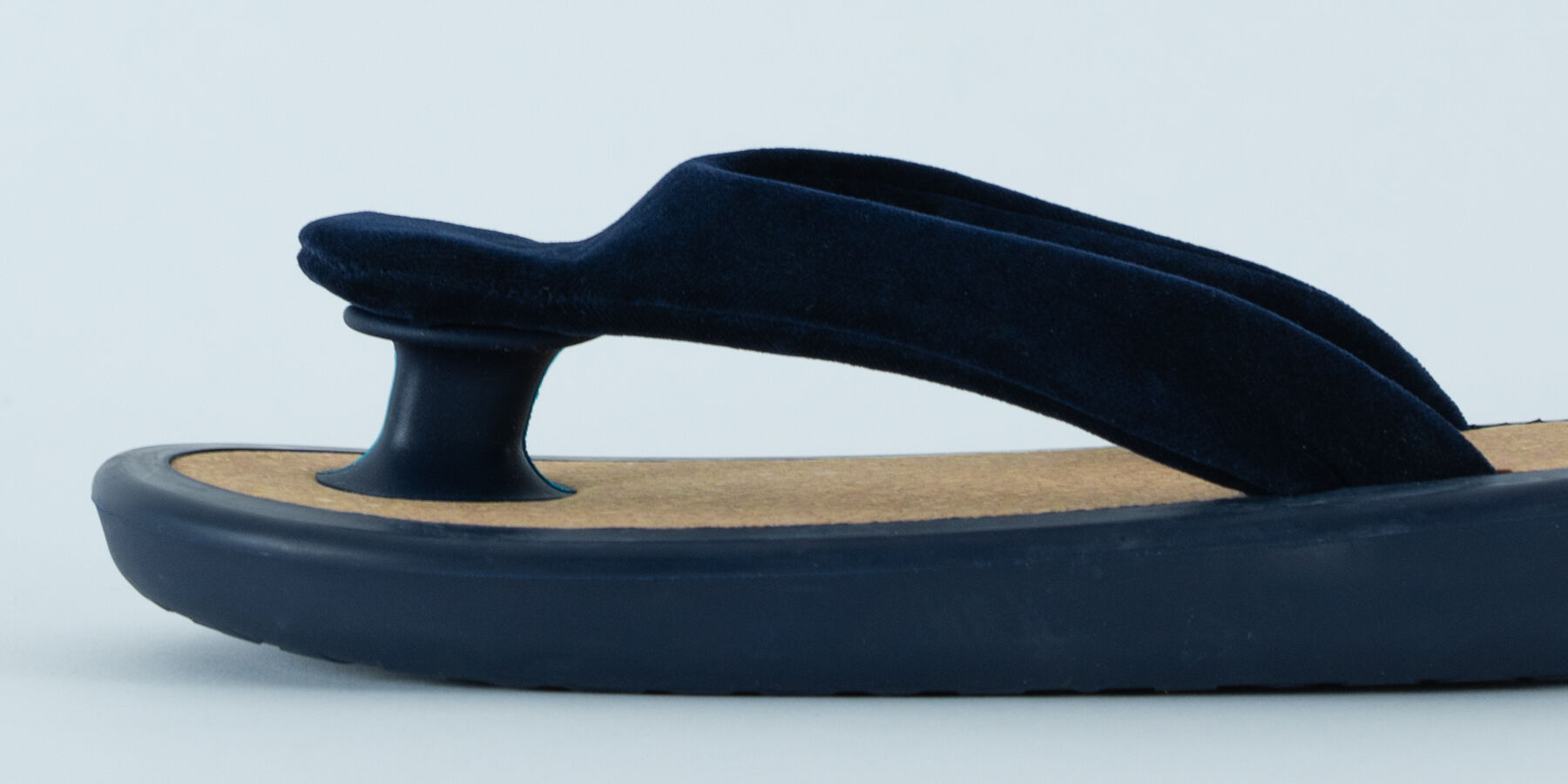 JOJO Sandals Navy strap/Cork Insole