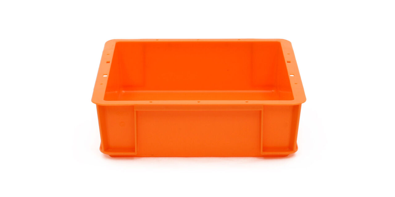 Plastic container Sanbox 340*100,Orange, large image number 1