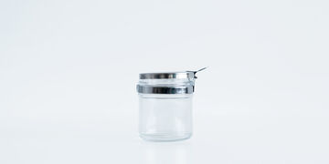 Glass Jar Clear S,Clear, small image number 0